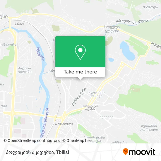 პოლიციის აკადემია map