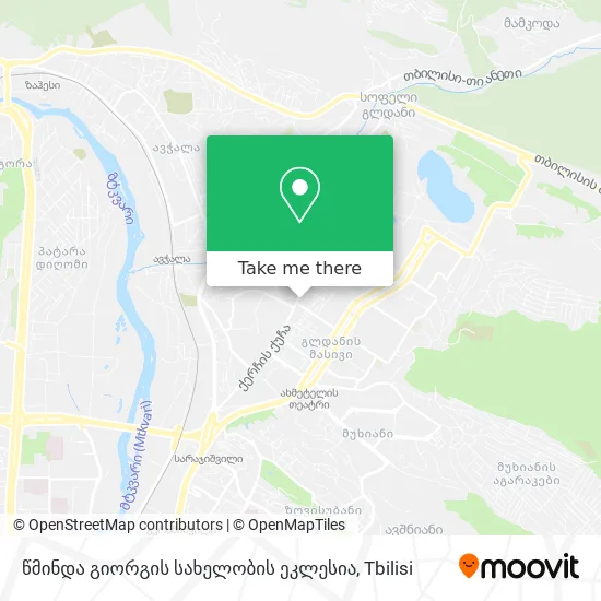 წმინდა გიორგის სახელობის ეკლესია map
