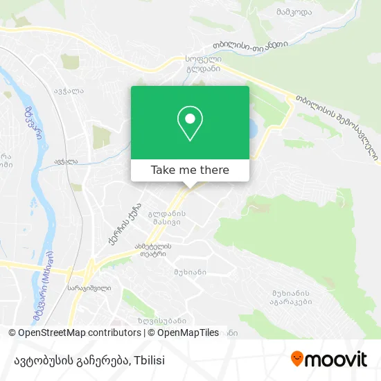 ავტობუსის გაჩერება map