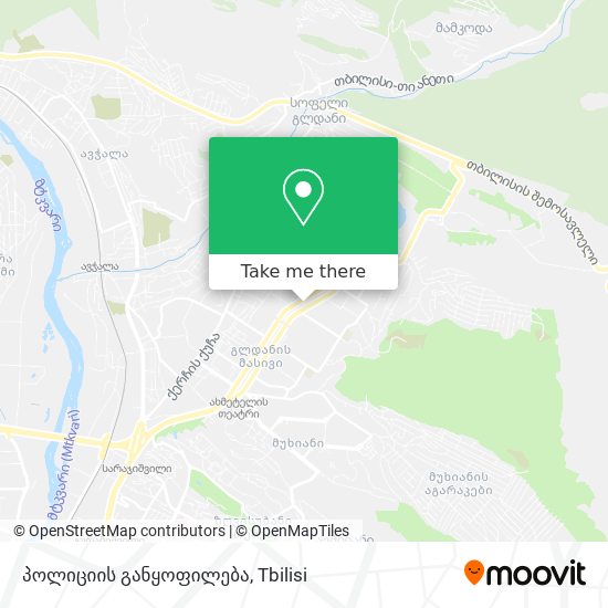 პოლიციის განყოფილება map