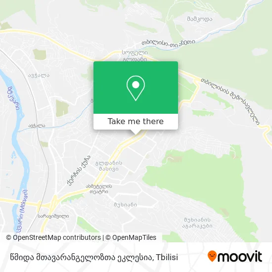 წმიდა მთავარანგელოზთა ეკლესია map