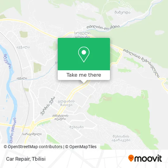 Карта Car Repair