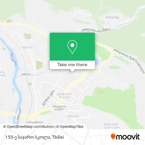 155-ე საჯარო სკოლა map