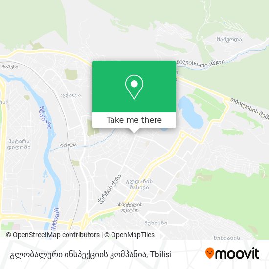 გლობალური ინსპექციის კომპანია map