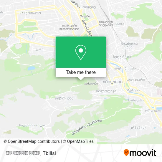 მთაწმინდის პარკი map