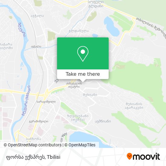 ფორსა ექსპრეს map