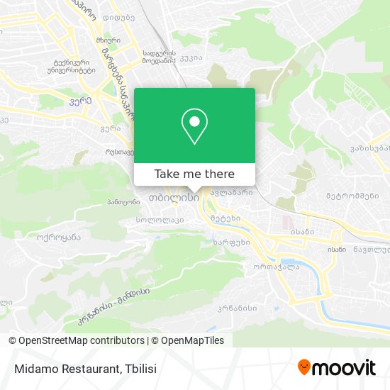 Midamo Restaurant map