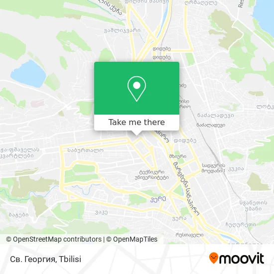Св. Георгия map