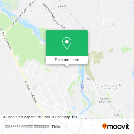 რუსთავის რაგბის სტადიონი map