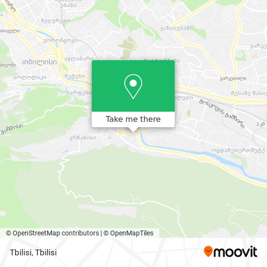 Tbilisi map