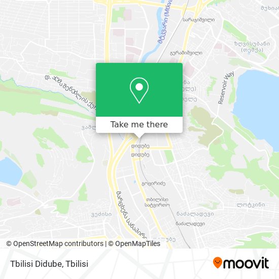 Tbilisi Didube map