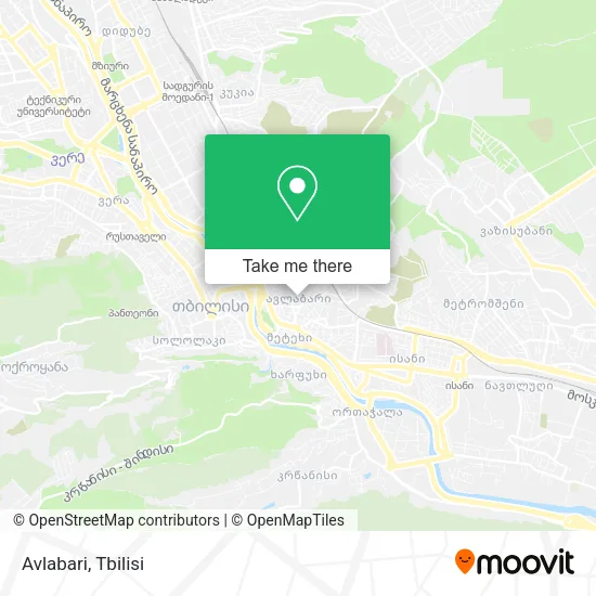 Карта Avlabari