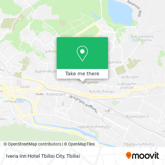 Карта Iveria Inn Hotel Tbilisi City