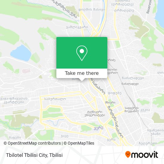 Tbilotel Tbilisi City map