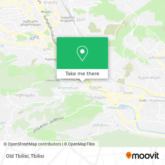 Карта Old Tbilisi