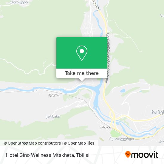 Hotel Gino Wellness Mtskheta map