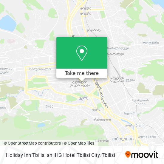 Holiday Inn Tbilisi an IHG Hotel Tbilisi City map