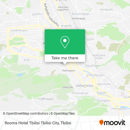Карта Rooms Hotel Tbilisi Tbilisi City
