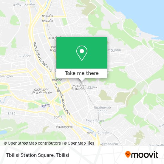 Карта Tbilisi Station Square