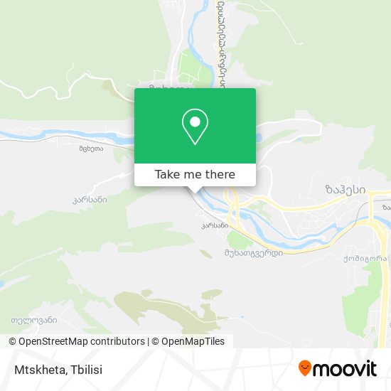 Карта Mtskheta