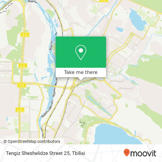 Tengiz Sheshelidze Street 25 map