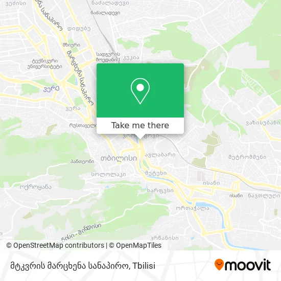 მტკვრის მარცხენა სანაპირო map