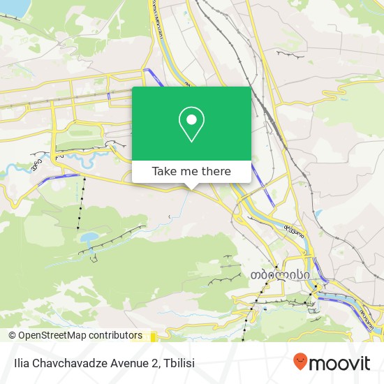 Ilia Chavchavadze Avenue 2 map