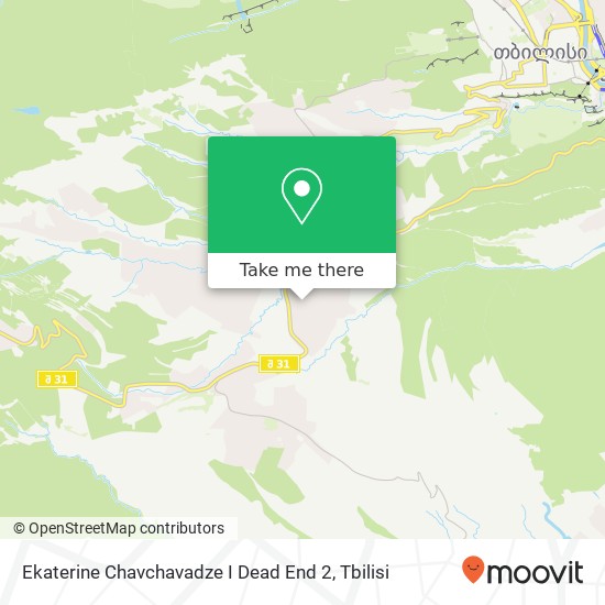 Ekaterine Chavchavadze I Dead End 2 map