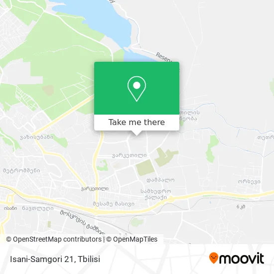 Карта Isani-Samgori 21