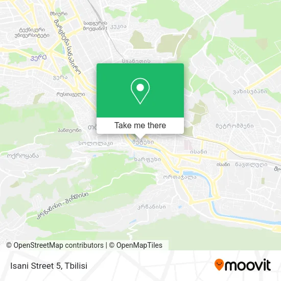 Карта Isani Street 5