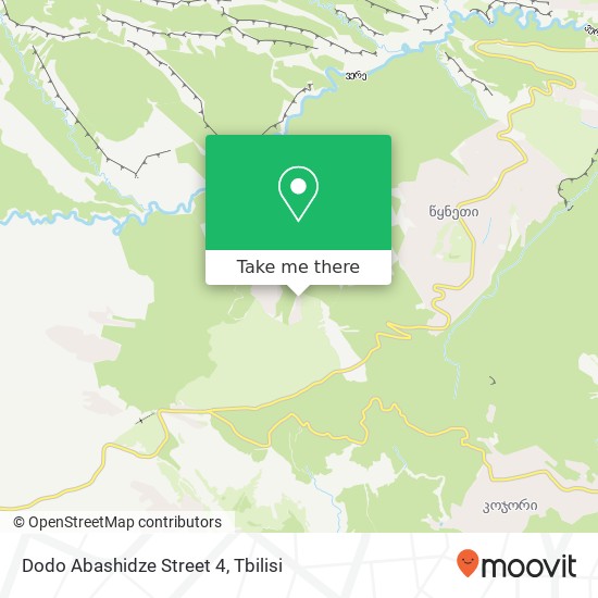 Dodo Abashidze Street 4 map