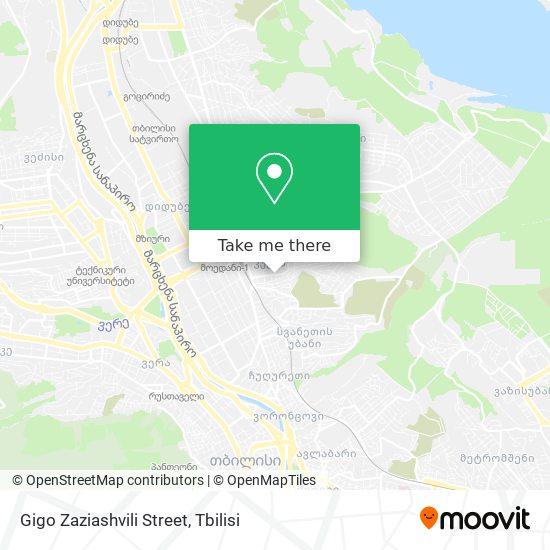 Карта Gigo Zaziashvili Street