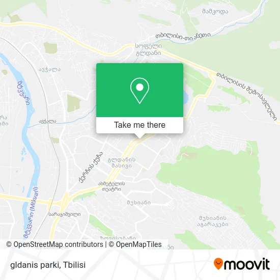 Карта gldanis parki