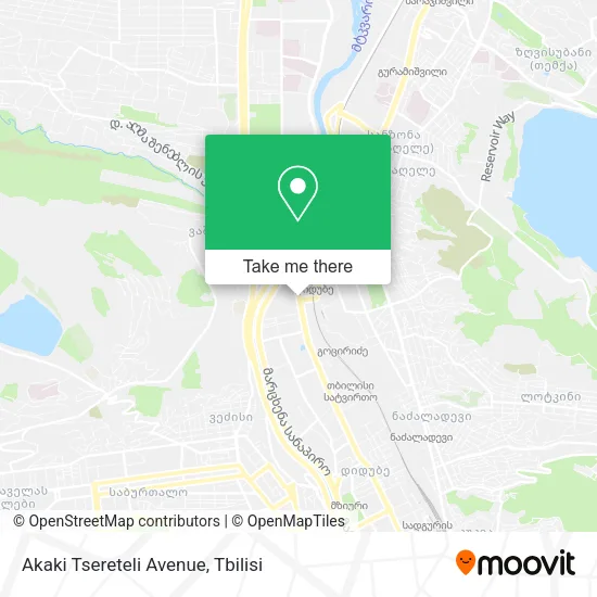 Карта Akaki Tsereteli Avenue
