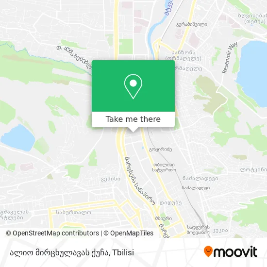 ალიო მირცხულავას ქუჩა map