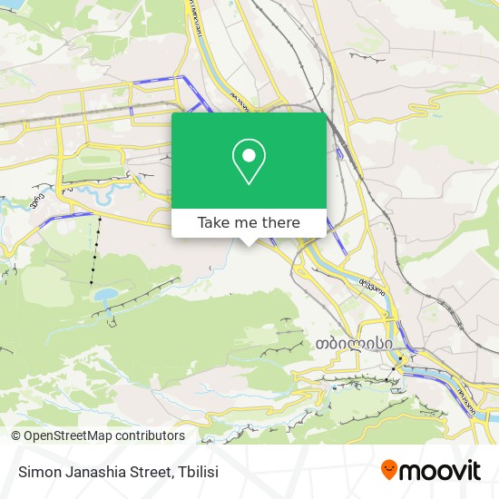 Simon Janashia Street map