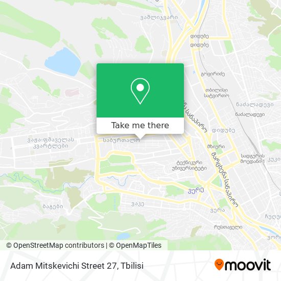 Adam Mitskevichi Street 27 map