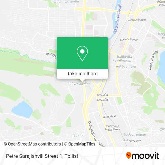 Карта Petre Sarajishvili Street 1
