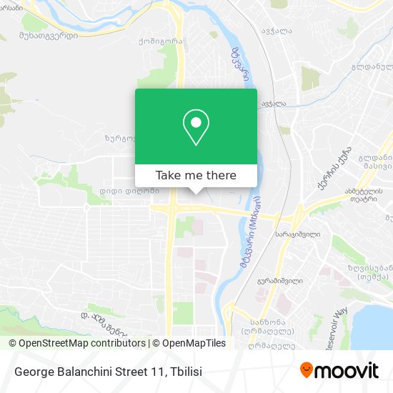 George Balanchini Street 11 map