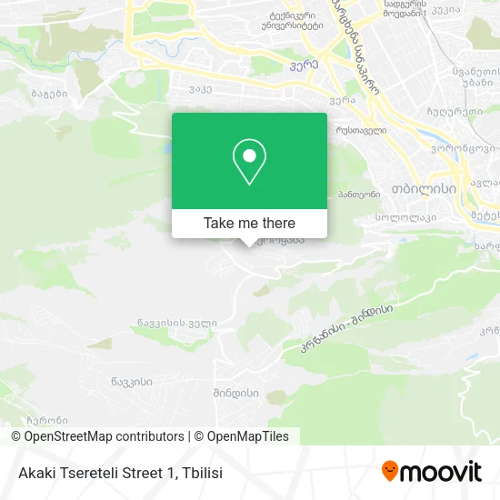 Карта Akaki Tsereteli Street 1