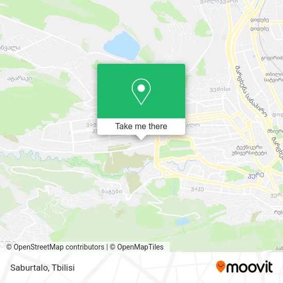 Карта Saburtalo