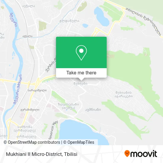 Карта Mukhiani II Micro-District