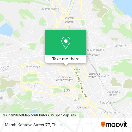 Merab Kostava Street 77 map