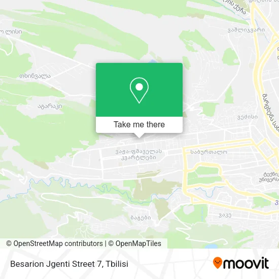 Карта Besarion Jgenti Street 7