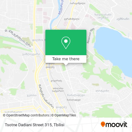 Карта Tsotne Dadiani Street 315