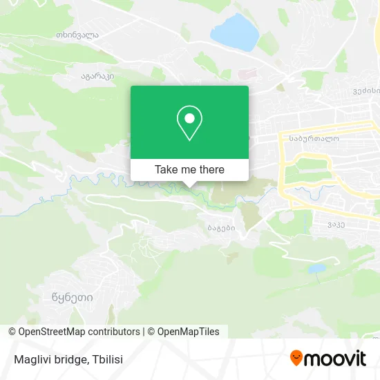 Карта Maglivi bridge