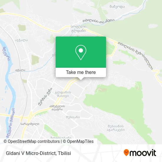 Карта Gldani V Micro-District