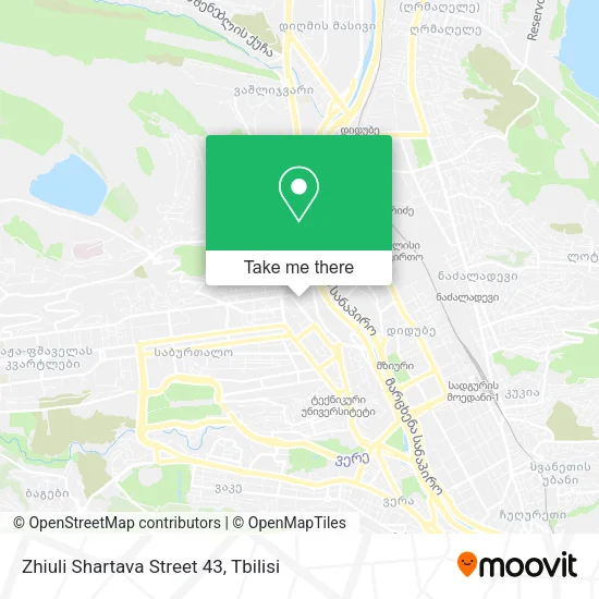 Карта Zhiuli Shartava Street 43