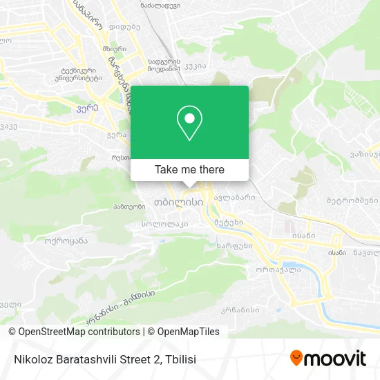 Карта Nikoloz Baratashvili Street 2