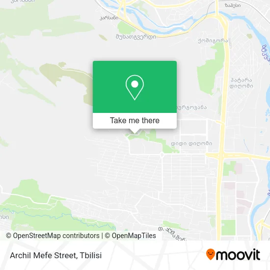 Карта Archil Mefe Street